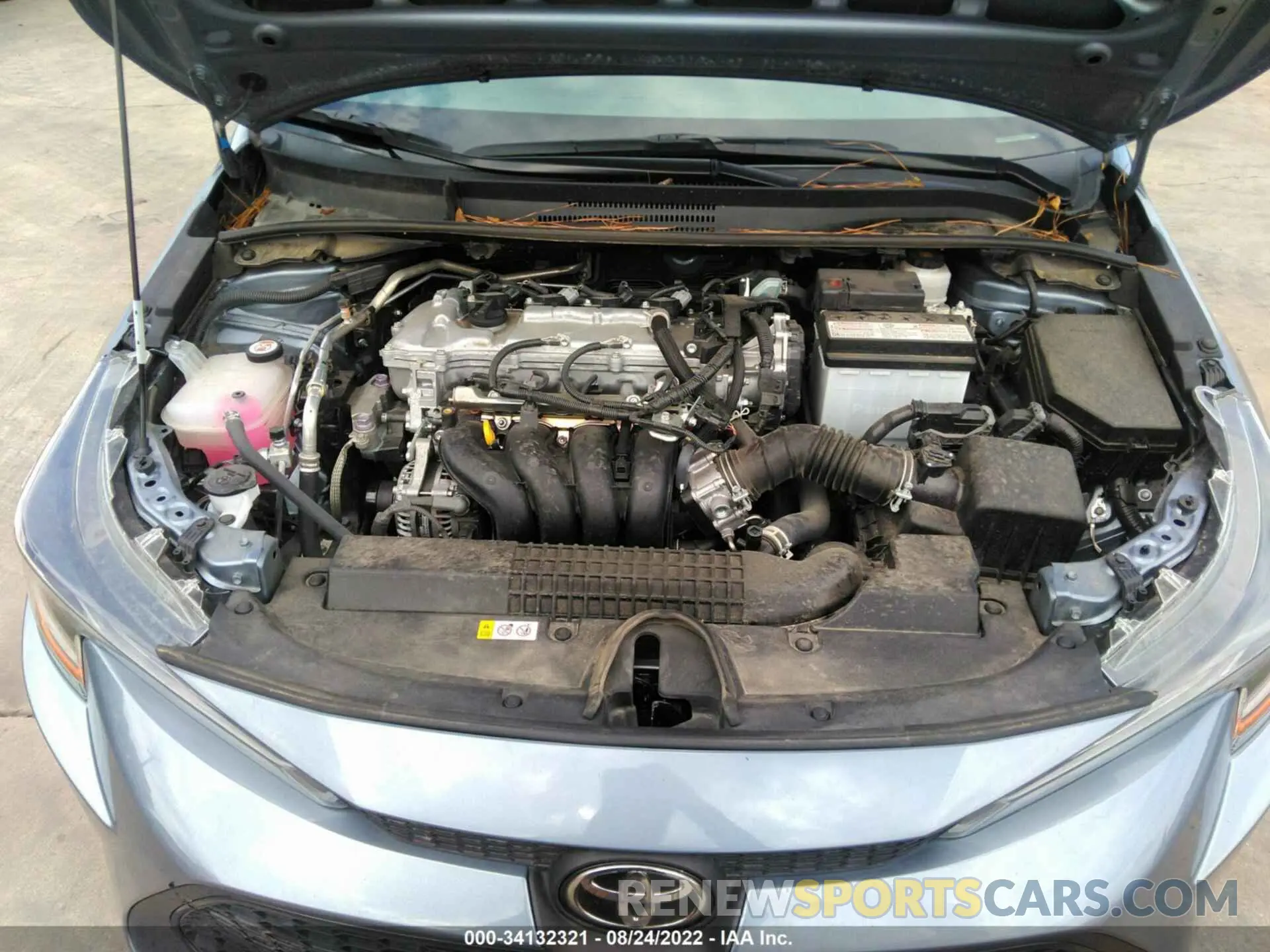 10 Фотография поврежденного автомобиля 5YFEPMAE4NP284152 TOYOTA COROLLA 2022