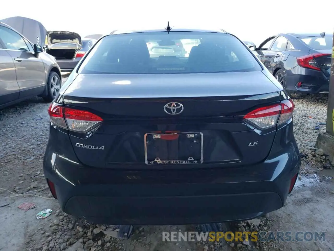 6 Photograph of a damaged car 5YFEPMAE4NP287052 TOYOTA COROLLA 2022