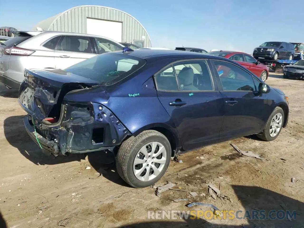 3 Фотография поврежденного автомобиля 5YFEPMAE4NP288508 TOYOTA COROLLA 2022