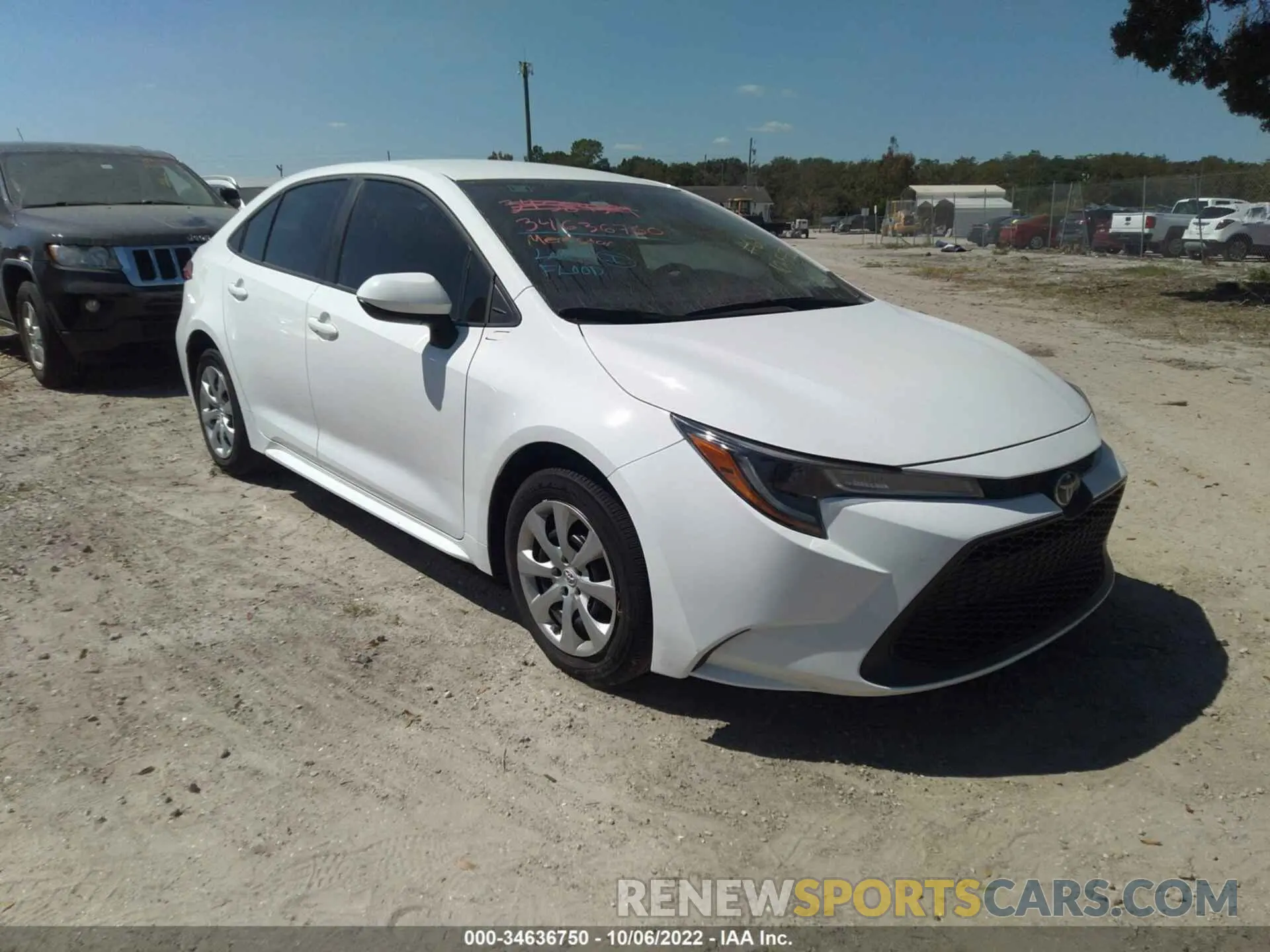 1 Фотография поврежденного автомобиля 5YFEPMAE4NP291151 TOYOTA COROLLA 2022
