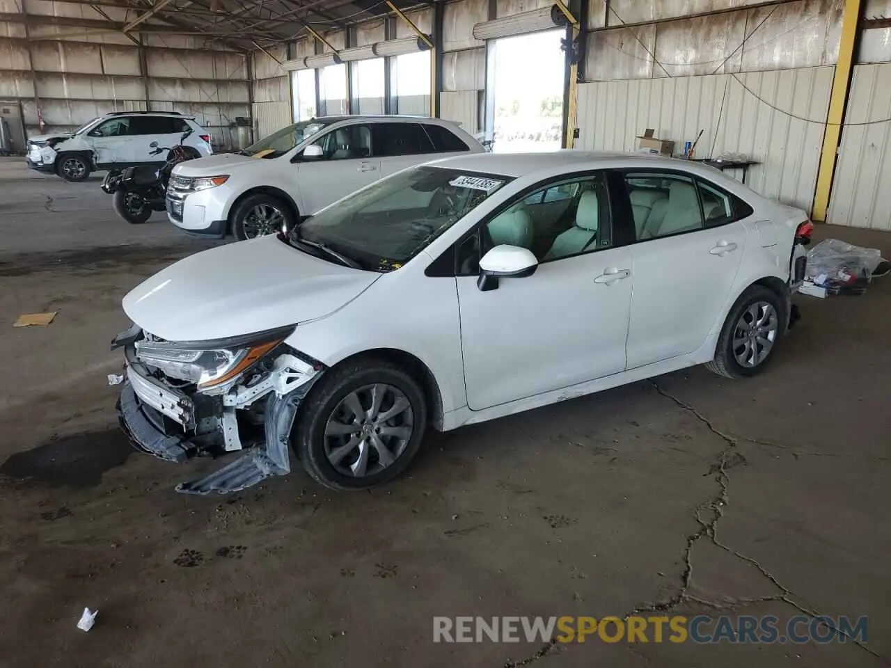 1 Photograph of a damaged car 5YFEPMAE4NP306862 TOYOTA COROLLA 2022
