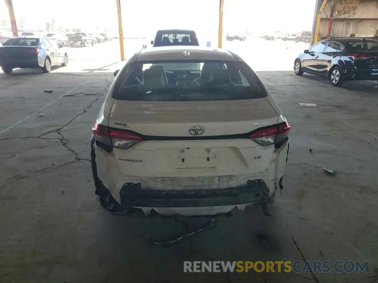 6 Photograph of a damaged car 5YFEPMAE4NP306862 TOYOTA COROLLA 2022