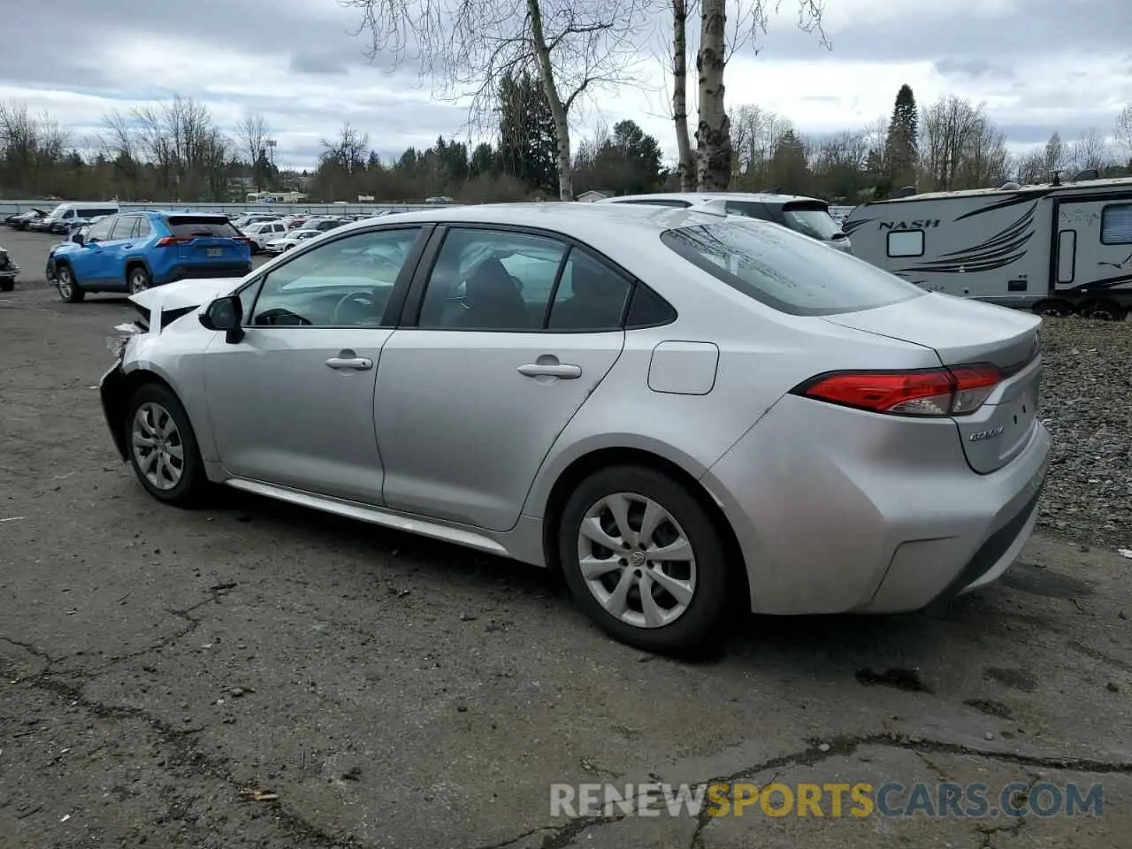 2 Photograph of a damaged car 5YFEPMAE4NP309390 TOYOTA COROLLA 2022