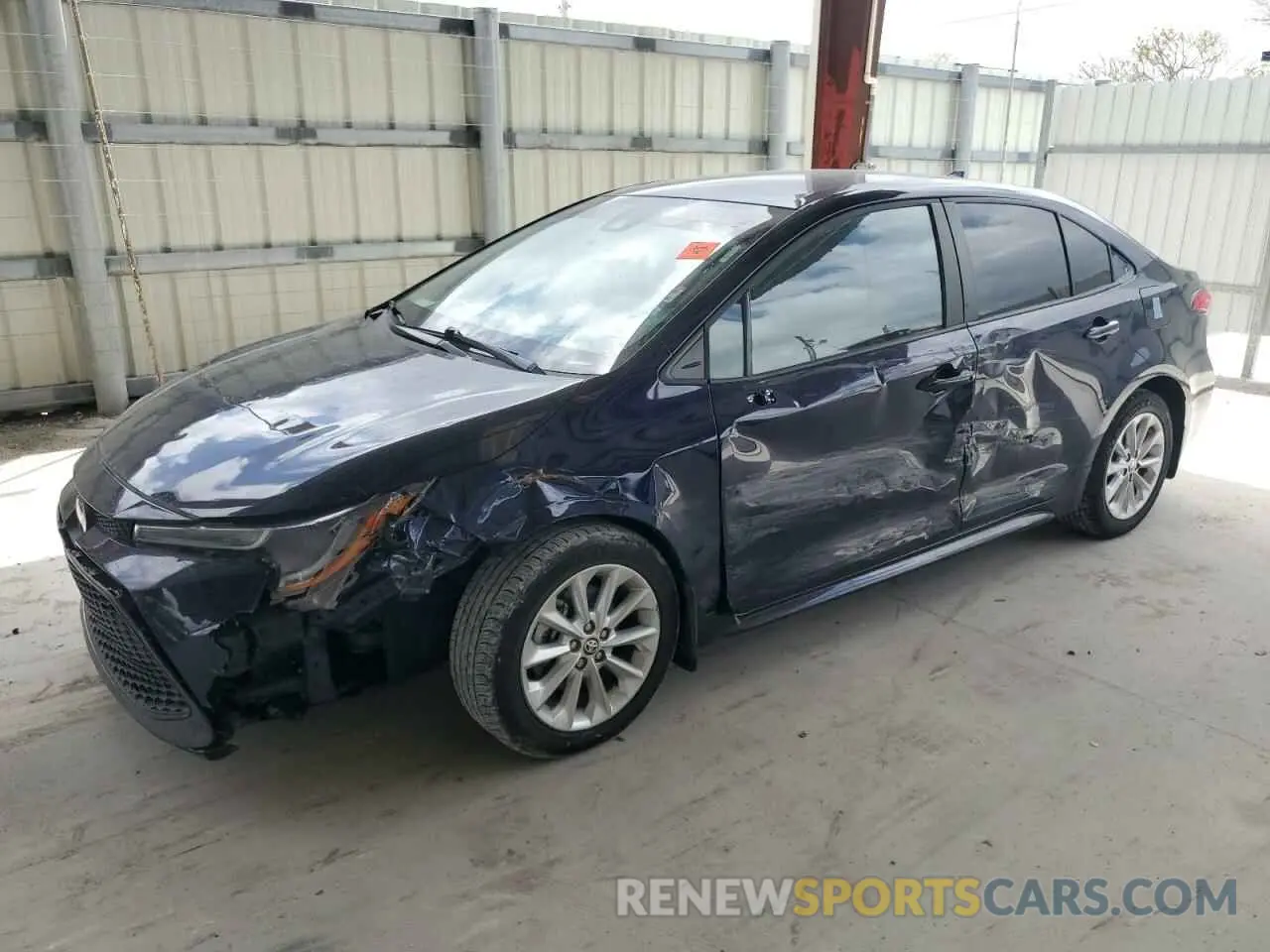 1 Фотография поврежденного автомобиля 5YFEPMAE4NP313732 TOYOTA COROLLA 2022