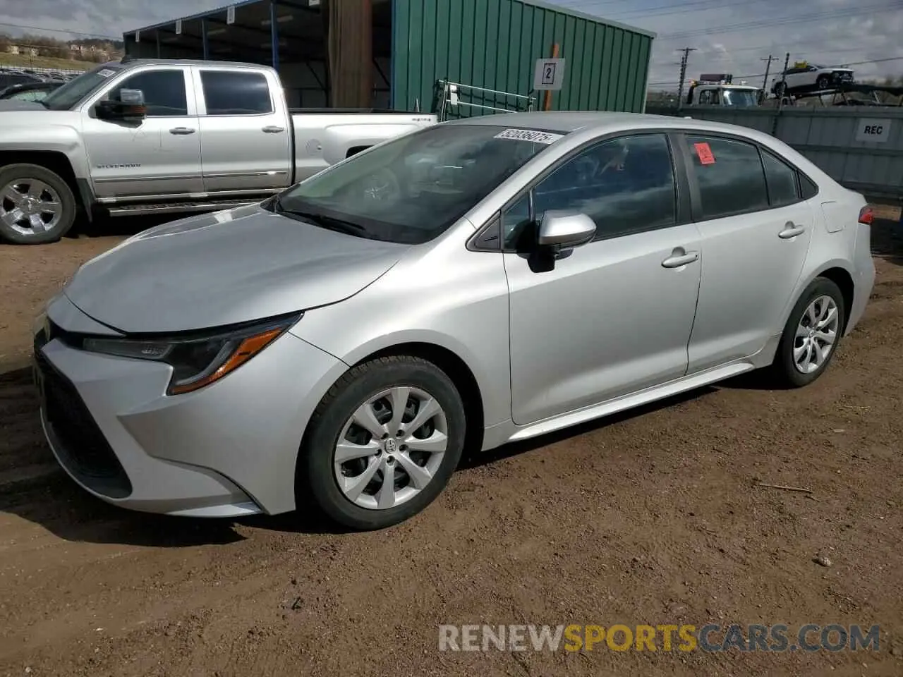 1 Photograph of a damaged car 5YFEPMAE4NP316730 TOYOTA COROLLA 2022