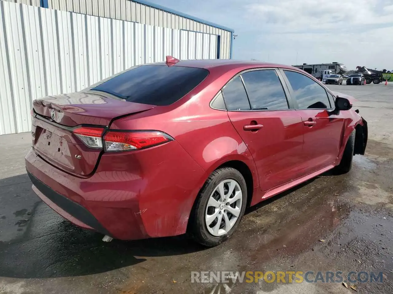 3 Фотография поврежденного автомобиля 5YFEPMAE4NP322771 TOYOTA COROLLA 2022