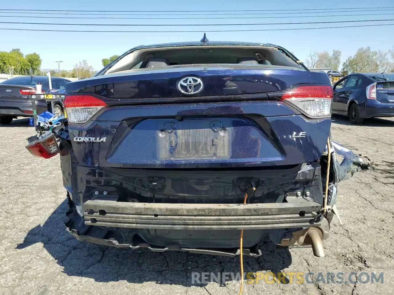 6 Photograph of a damaged car 5YFEPMAE4NP328327 TOYOTA COROLLA 2022