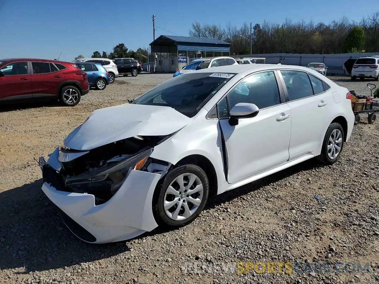 1 Photograph of a damaged car 5YFEPMAE4NP330661 TOYOTA COROLLA 2022