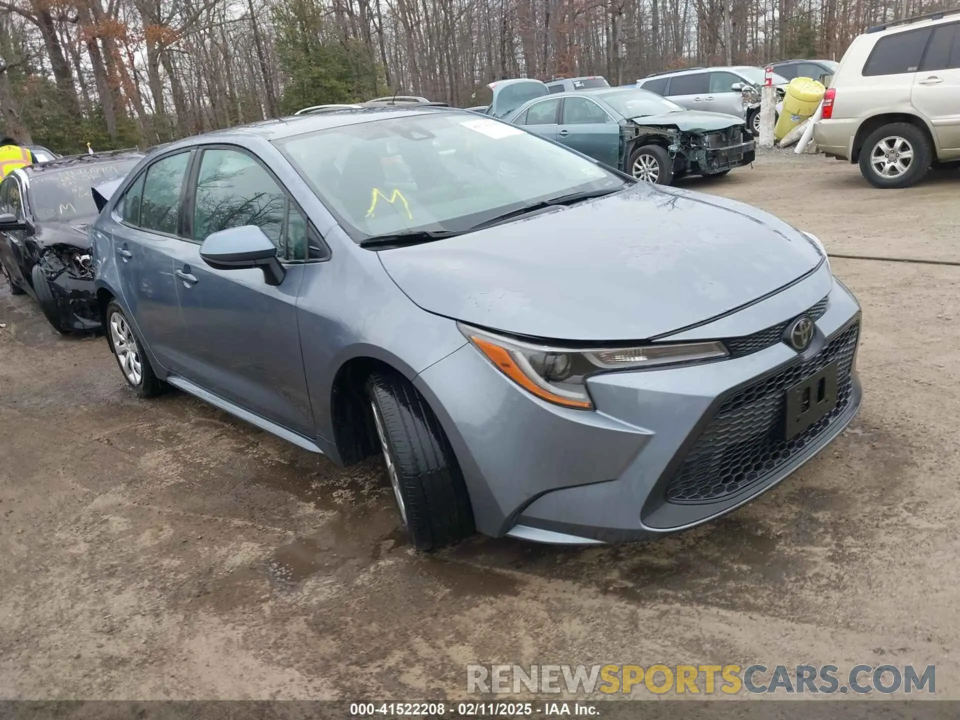 1 Фотография поврежденного автомобиля 5YFEPMAE4NP341577 TOYOTA COROLLA 2022
