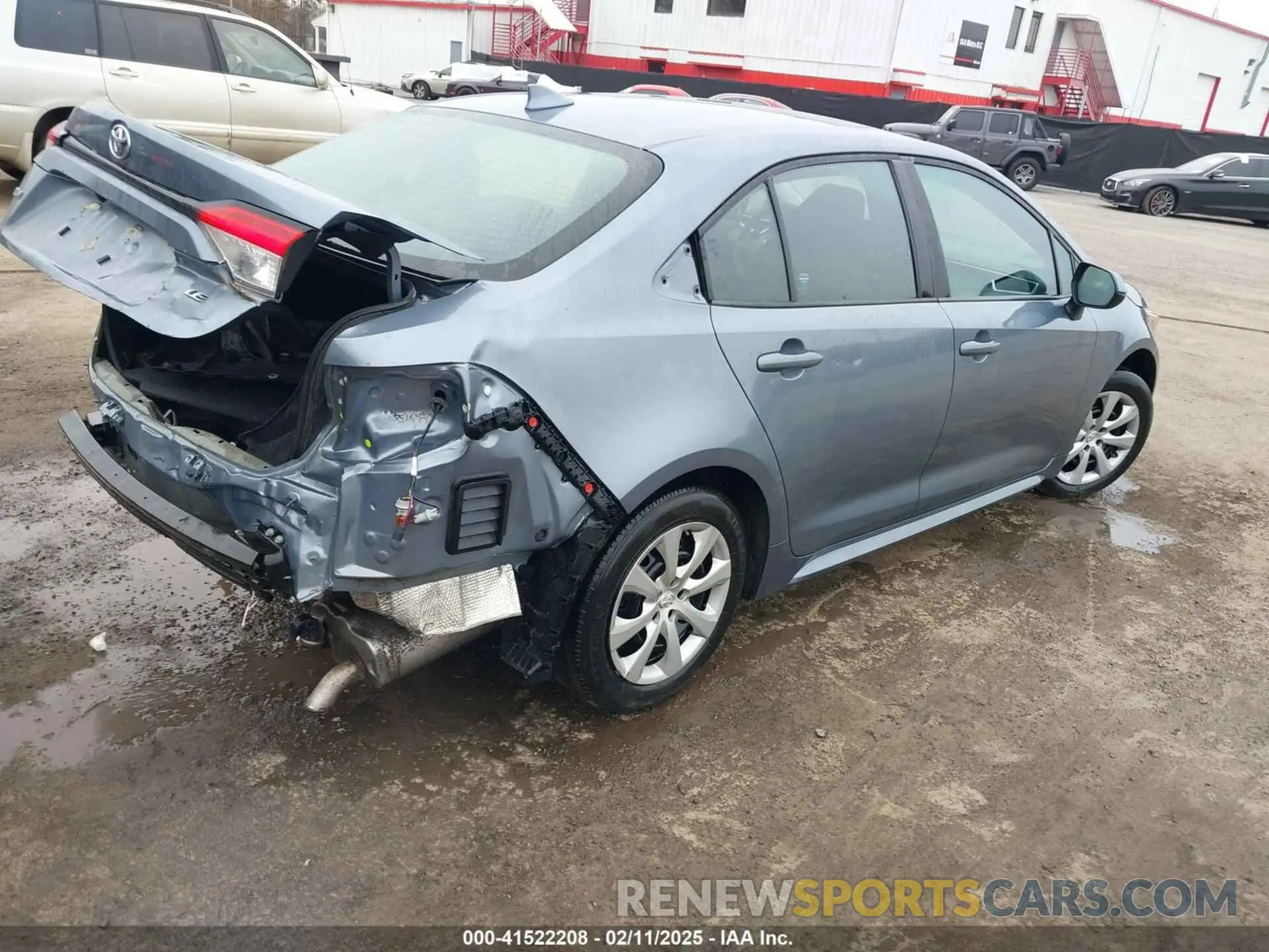 4 Фотография поврежденного автомобиля 5YFEPMAE4NP341577 TOYOTA COROLLA 2022