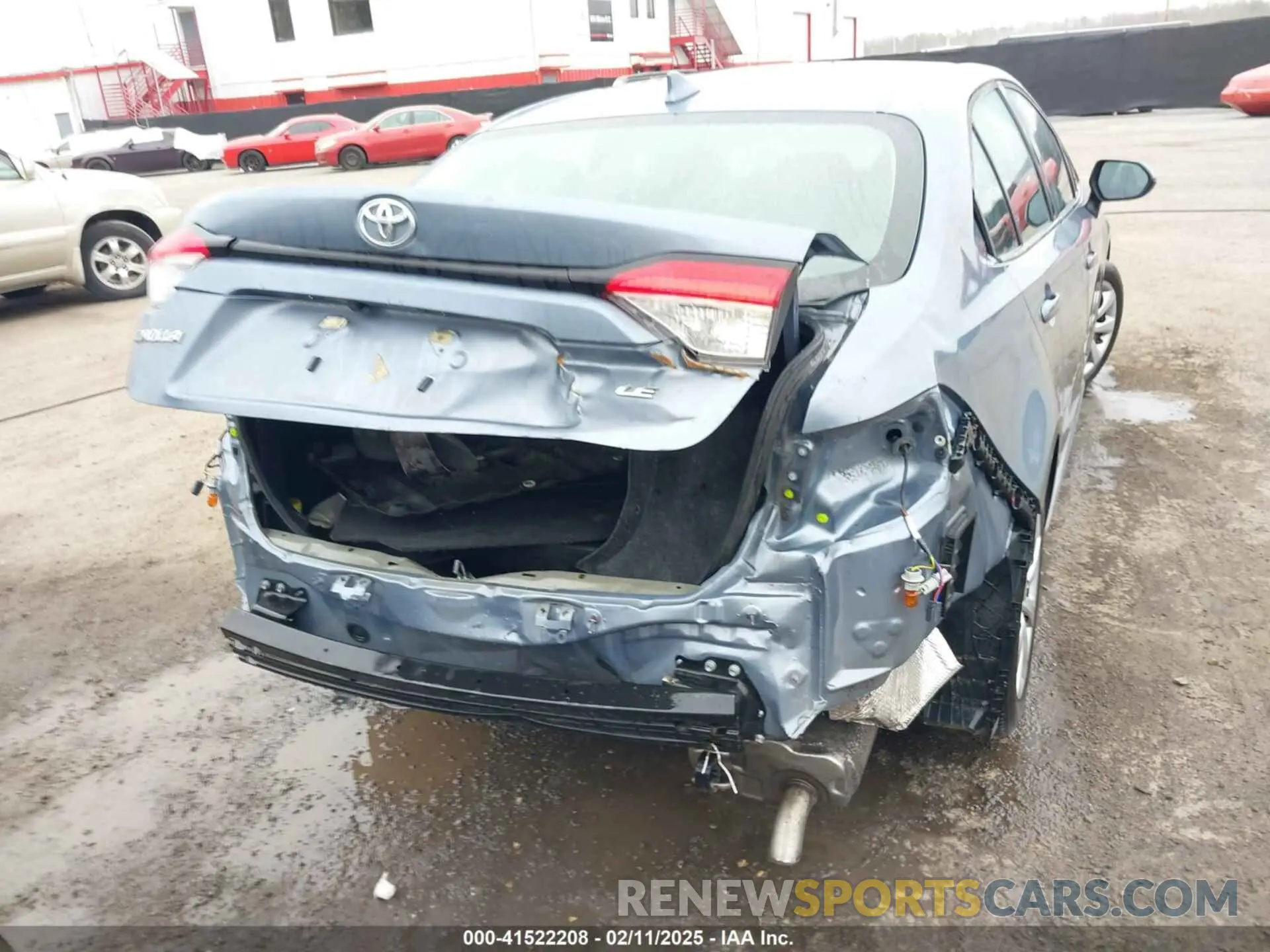 6 Фотография поврежденного автомобиля 5YFEPMAE4NP341577 TOYOTA COROLLA 2022