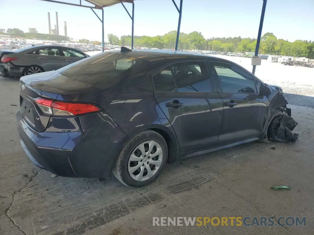 3 Photograph of a damaged car 5YFEPMAE4NP344270 TOYOTA COROLLA 2022