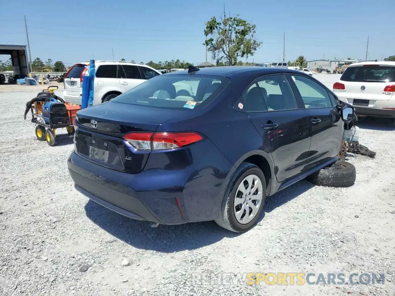 3 Photograph of a damaged car 5YFEPMAE4NP367435 TOYOTA COROLLA 2022