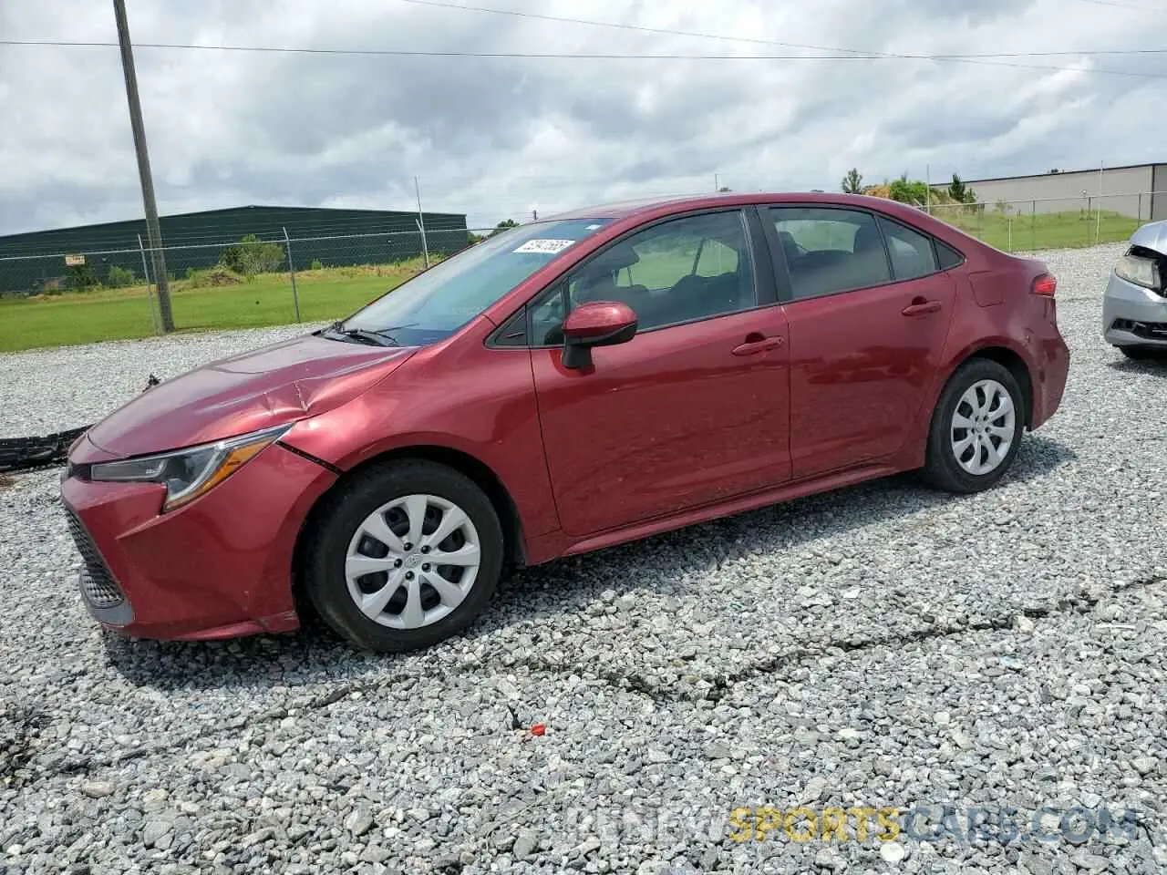 1 Photograph of a damaged car 5YFEPMAE4NP370268 TOYOTA COROLLA 2022