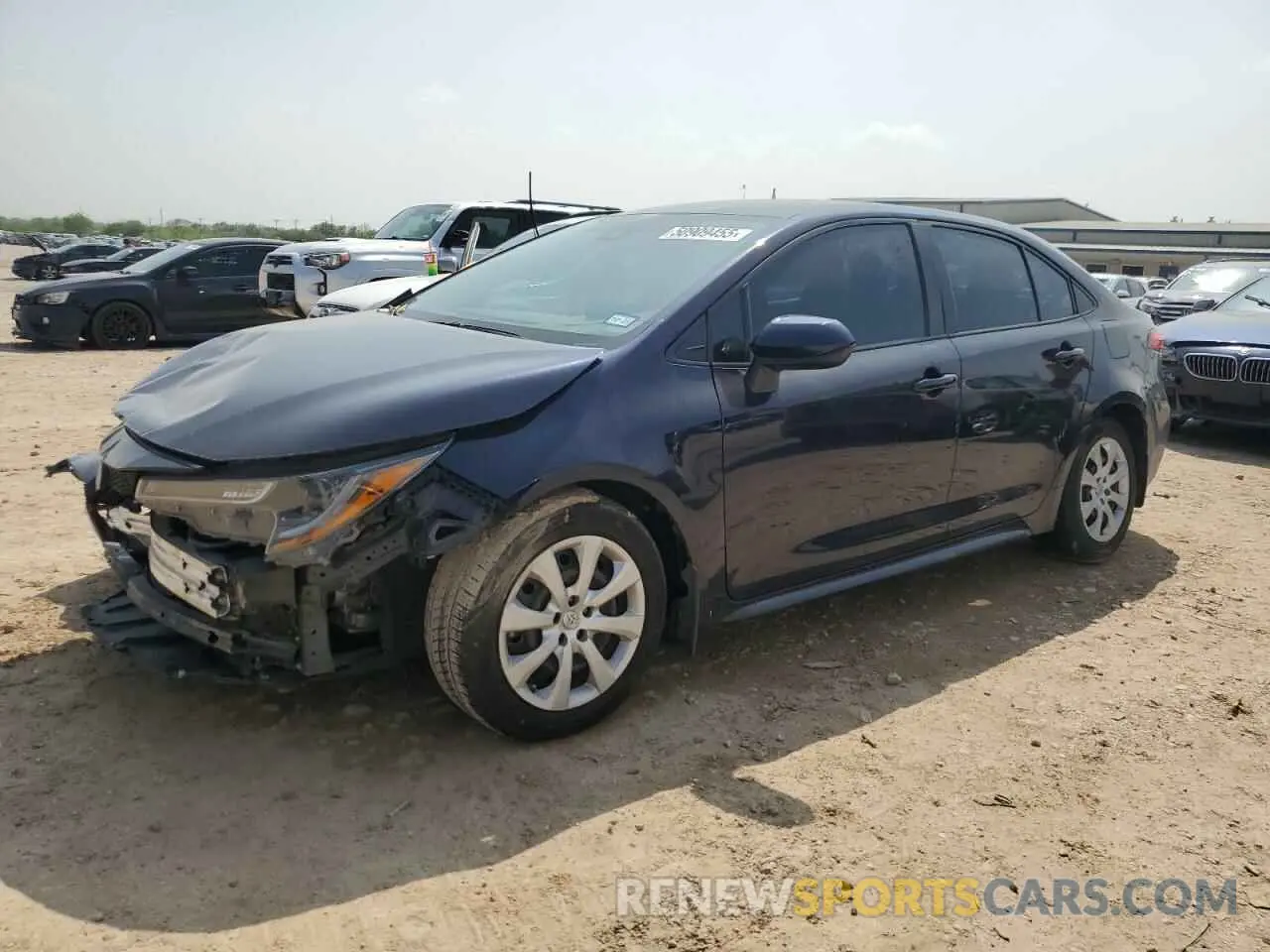 1 Photograph of a damaged car 5YFEPMAE4NP375504 TOYOTA COROLLA 2022