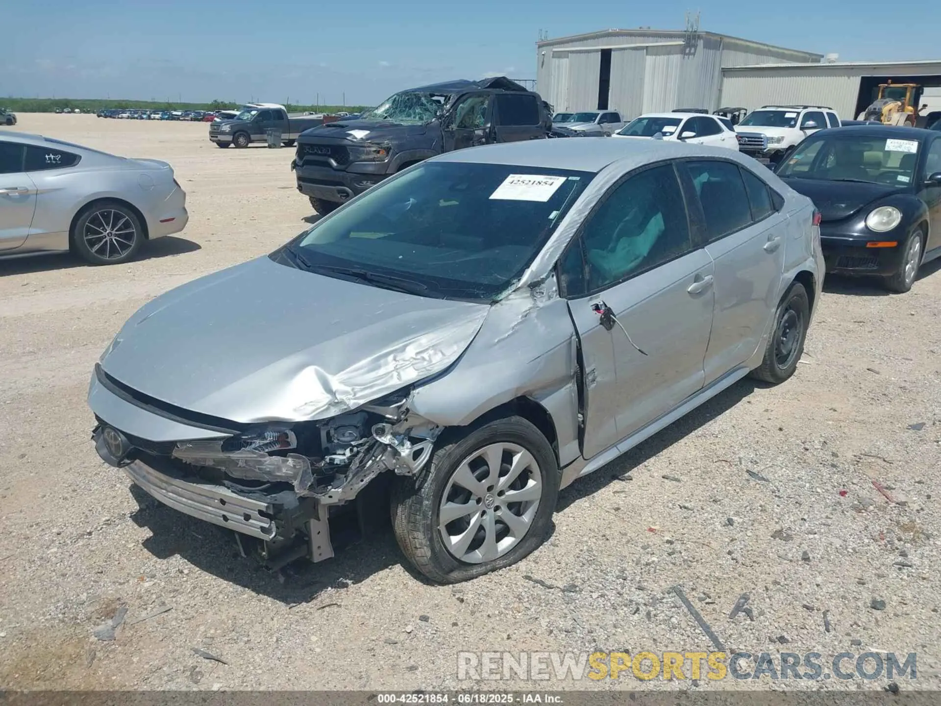 2 Photograph of a damaged car 5YFEPMAE4NP386289 TOYOTA COROLLA 2022