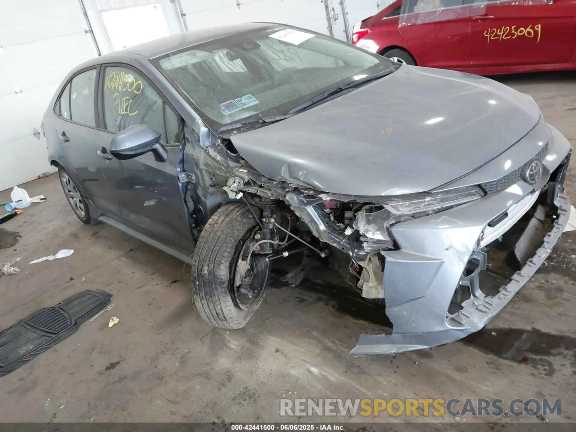 1 Фотография поврежденного автомобиля 5YFEPMAE4NP388589 TOYOTA COROLLA 2022