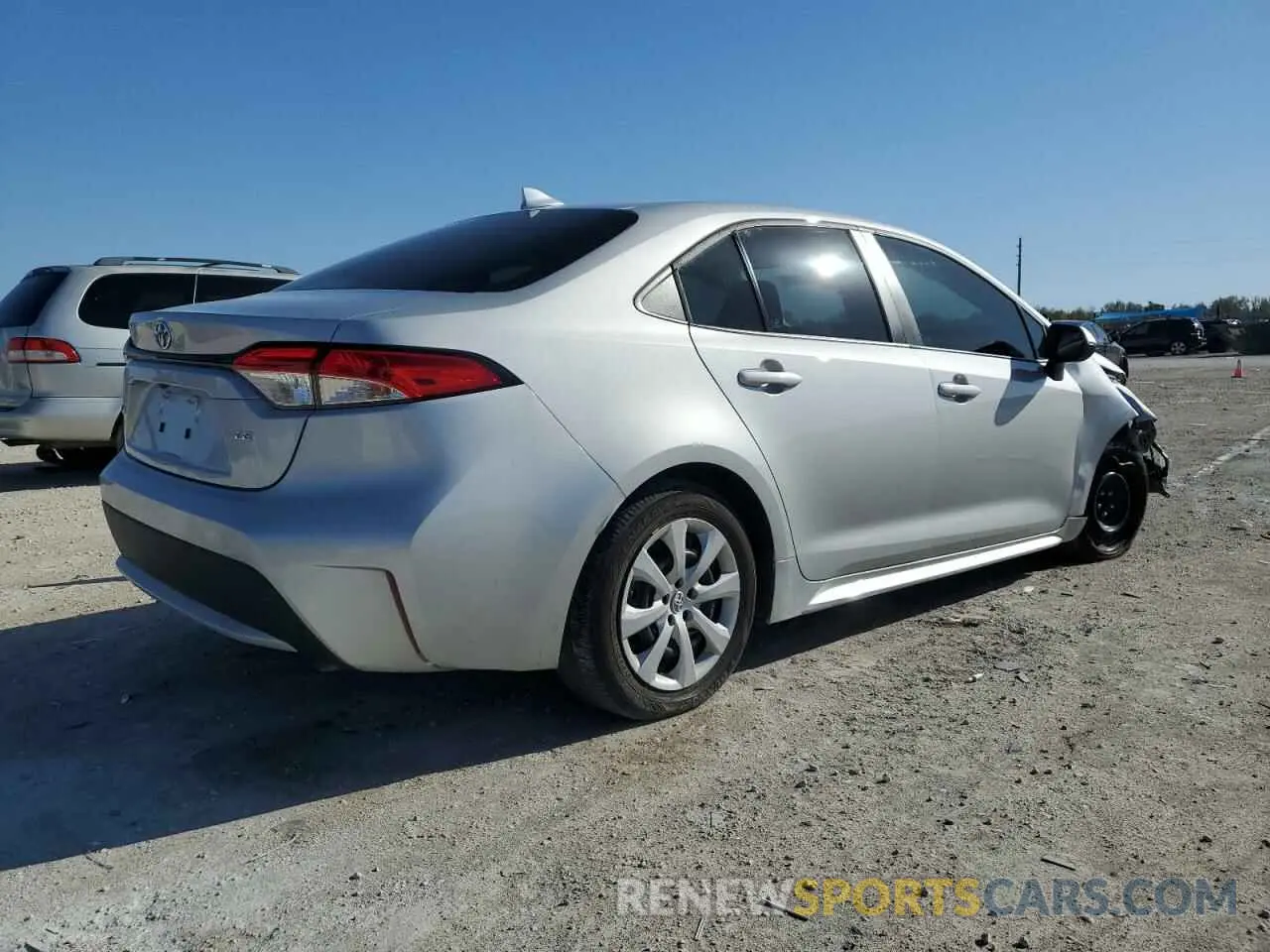 3 Фотография поврежденного автомобиля 5YFEPMAE4NP392139 TOYOTA COROLLA 2022