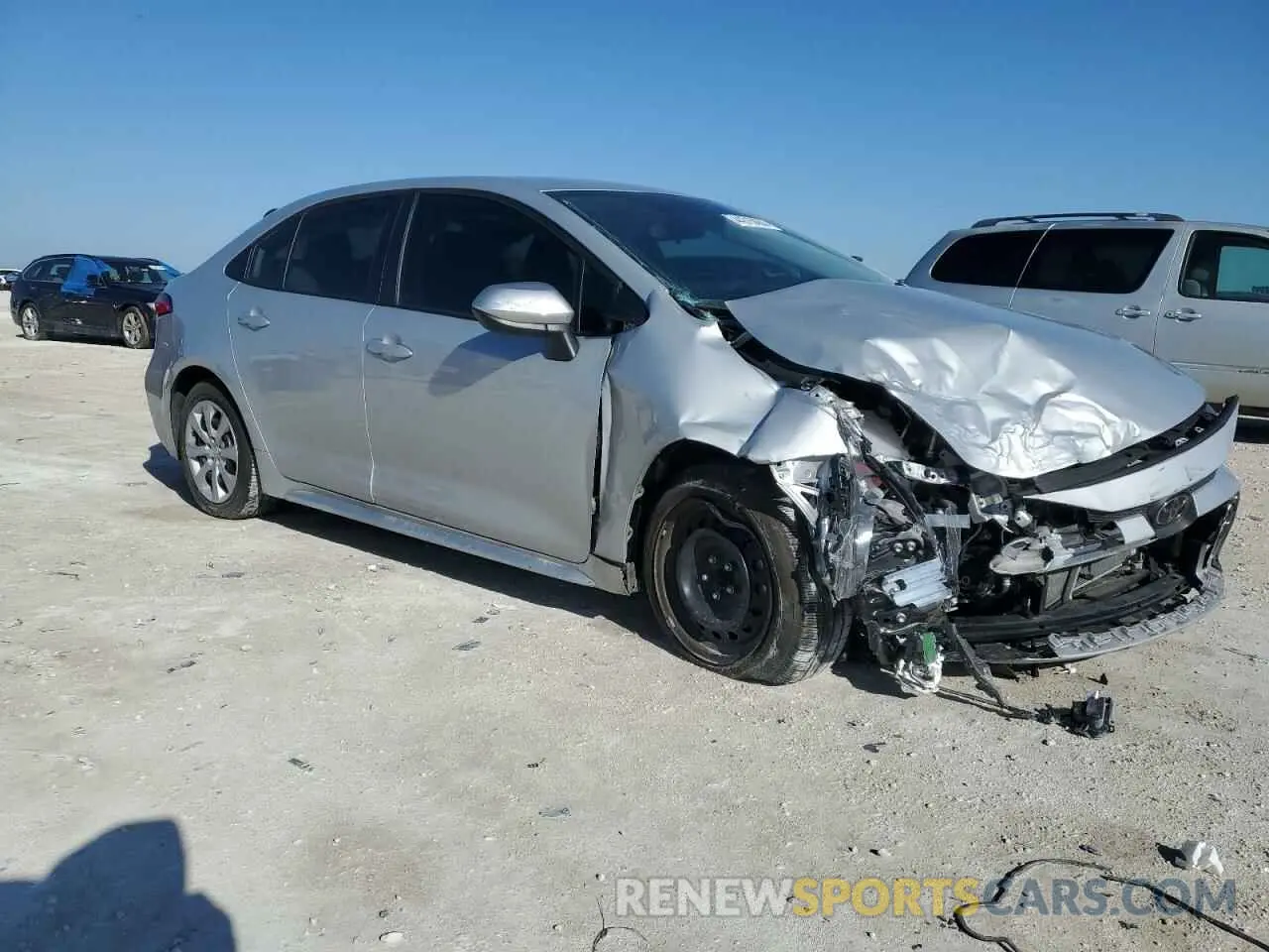 4 Фотография поврежденного автомобиля 5YFEPMAE4NP392139 TOYOTA COROLLA 2022