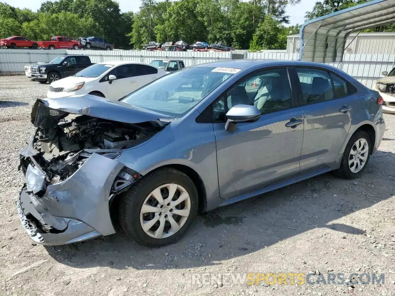 1 Photograph of a damaged car 5YFEPMAE4NP392366 TOYOTA COROLLA 2022