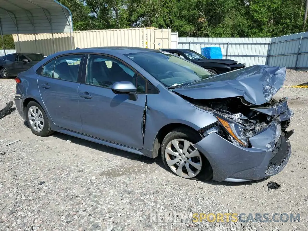 4 Photograph of a damaged car 5YFEPMAE4NP392366 TOYOTA COROLLA 2022