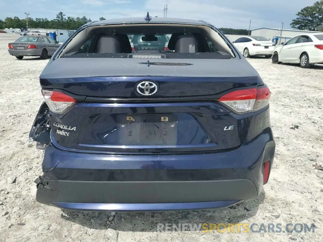 6 Photograph of a damaged car 5YFEPMAE5NP281244 TOYOTA COROLLA 2022