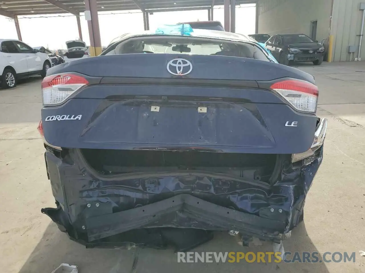 6 Photograph of a damaged car 5YFEPMAE5NP296052 TOYOTA COROLLA 2022