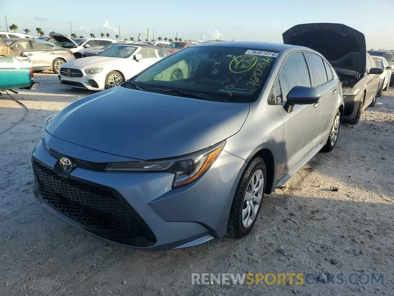 1 Фотография поврежденного автомобиля 5YFEPMAE5NP296844 TOYOTA COROLLA 2022