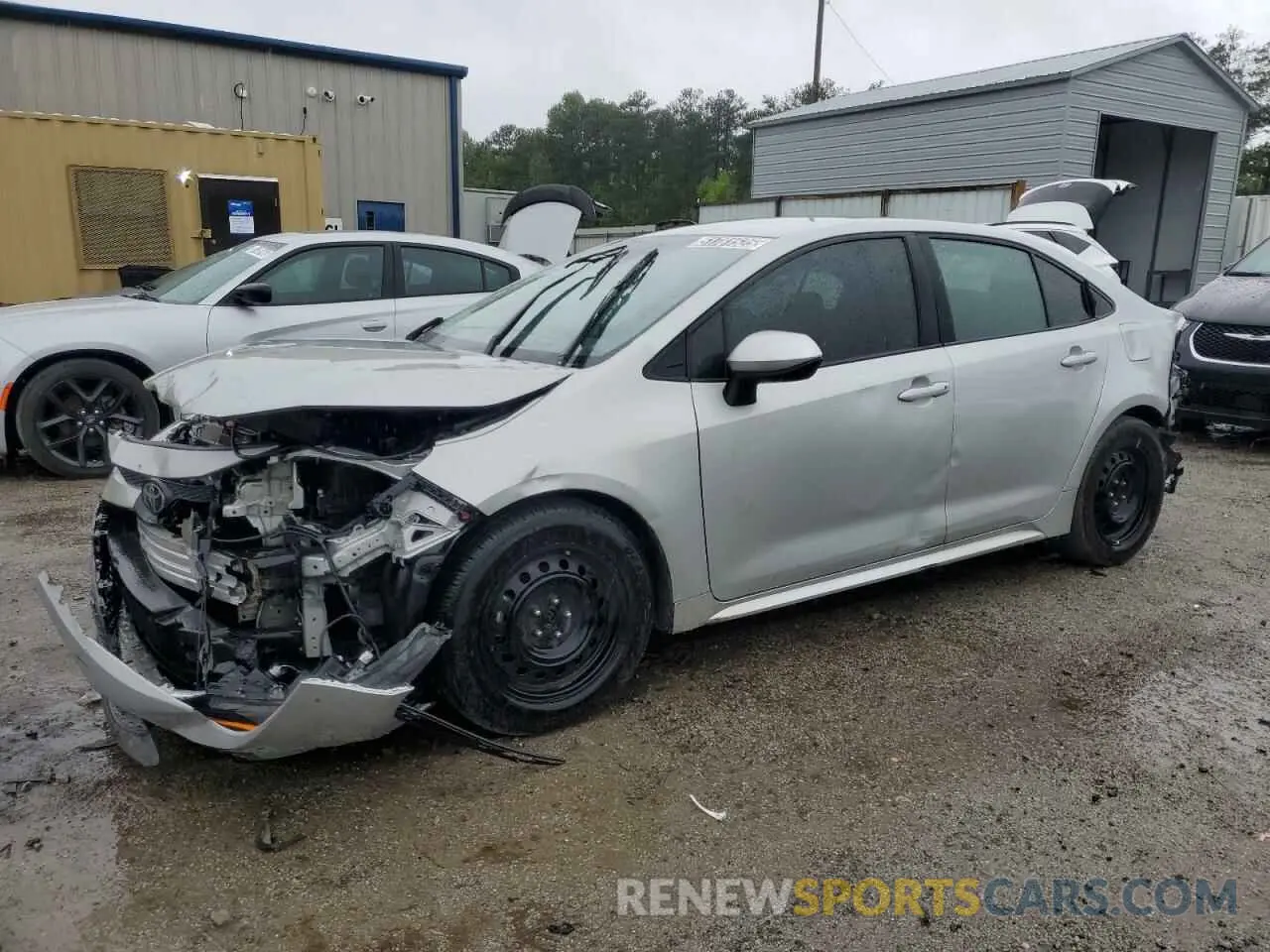 1 Photograph of a damaged car 5YFEPMAE5NP308460 TOYOTA COROLLA 2022