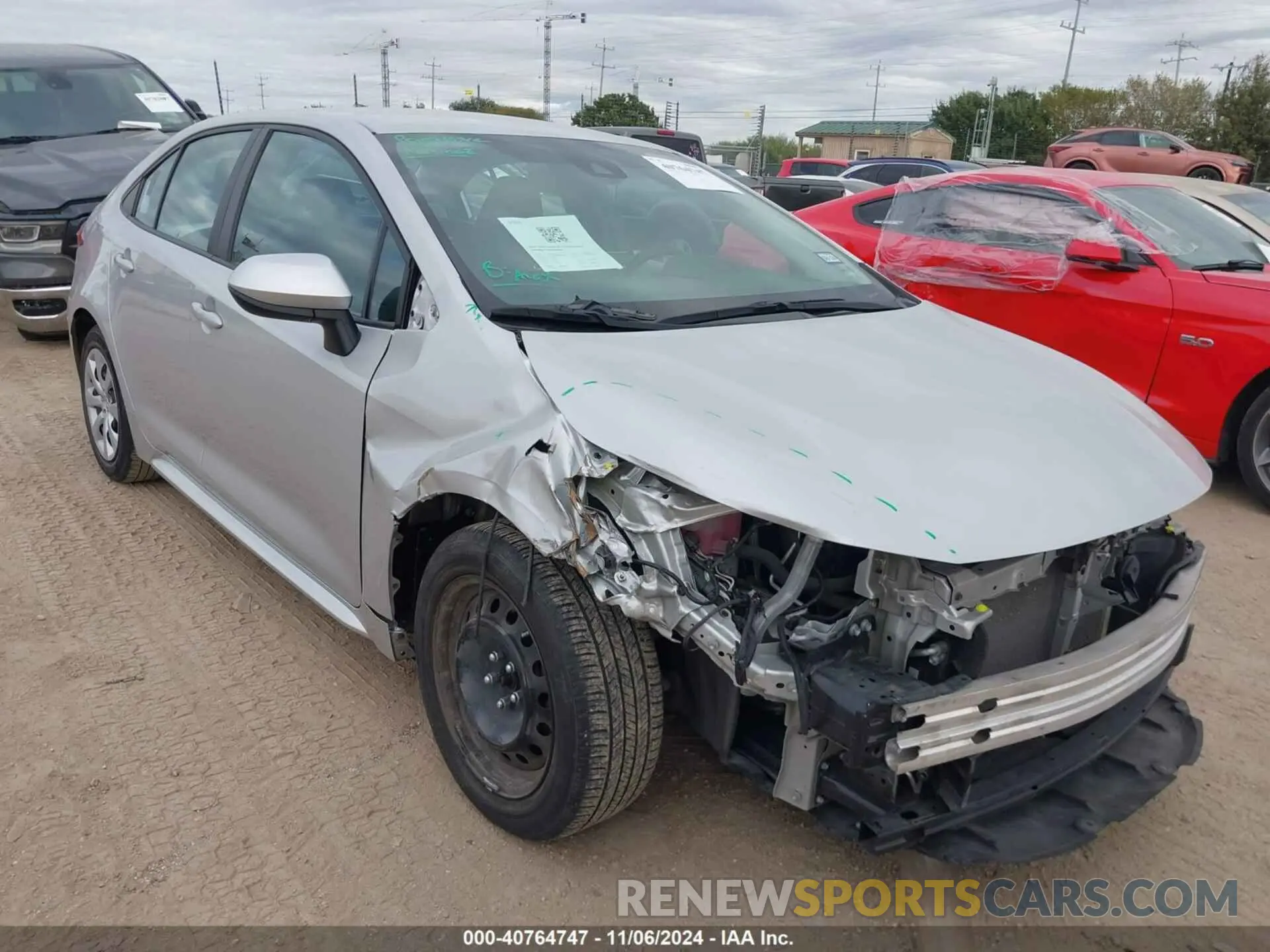 1 Photograph of a damaged car 5YFEPMAE5NP313612 TOYOTA COROLLA 2022