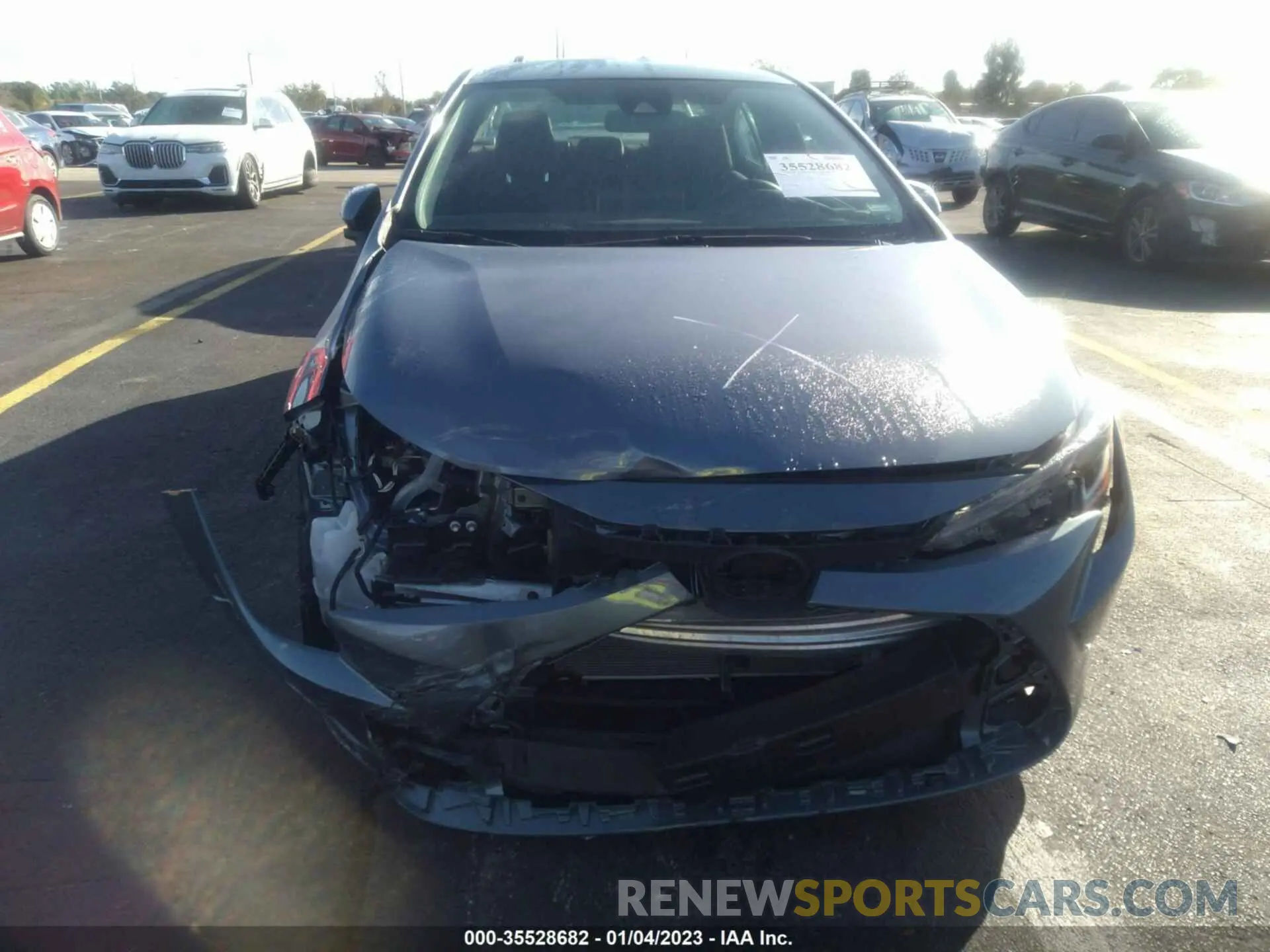 6 Photograph of a damaged car 5YFEPMAE5NP325520 TOYOTA COROLLA 2022