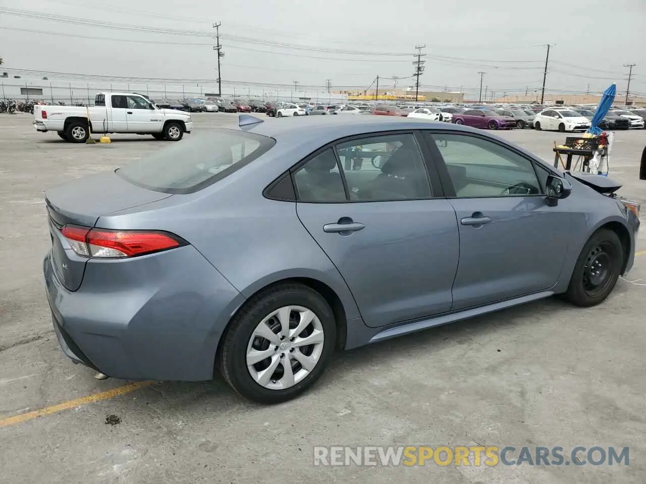 3 Фотография поврежденного автомобиля 5YFEPMAE5NP350286 TOYOTA COROLLA 2022