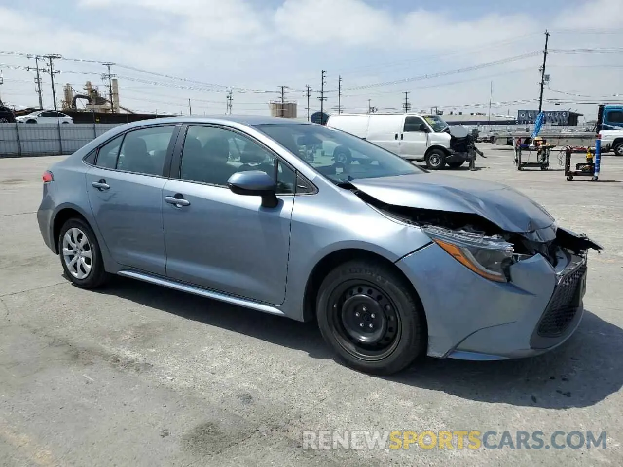 4 Фотография поврежденного автомобиля 5YFEPMAE5NP350286 TOYOTA COROLLA 2022