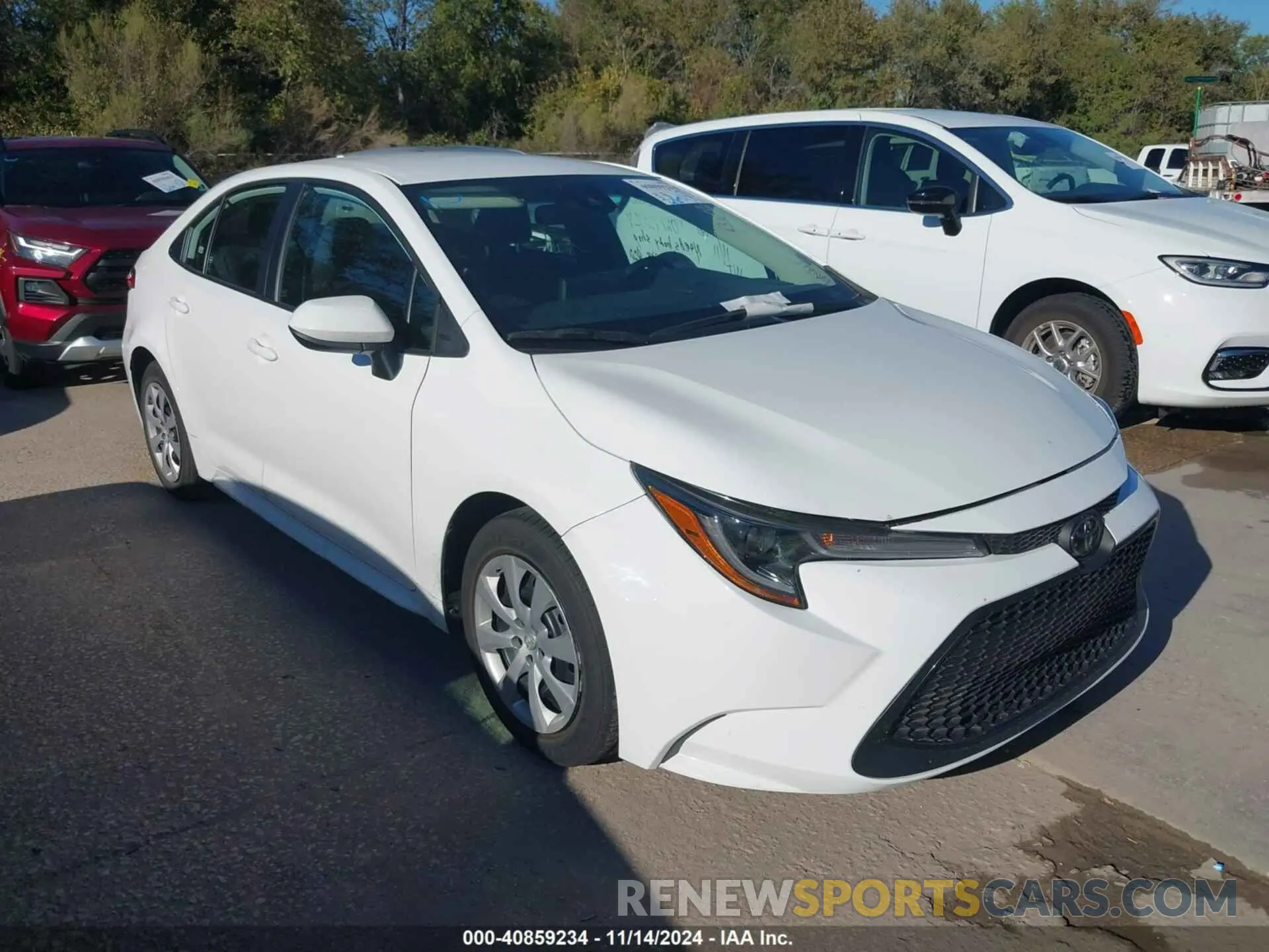 1 Photograph of a damaged car 5YFEPMAE5NP359330 TOYOTA COROLLA 2022