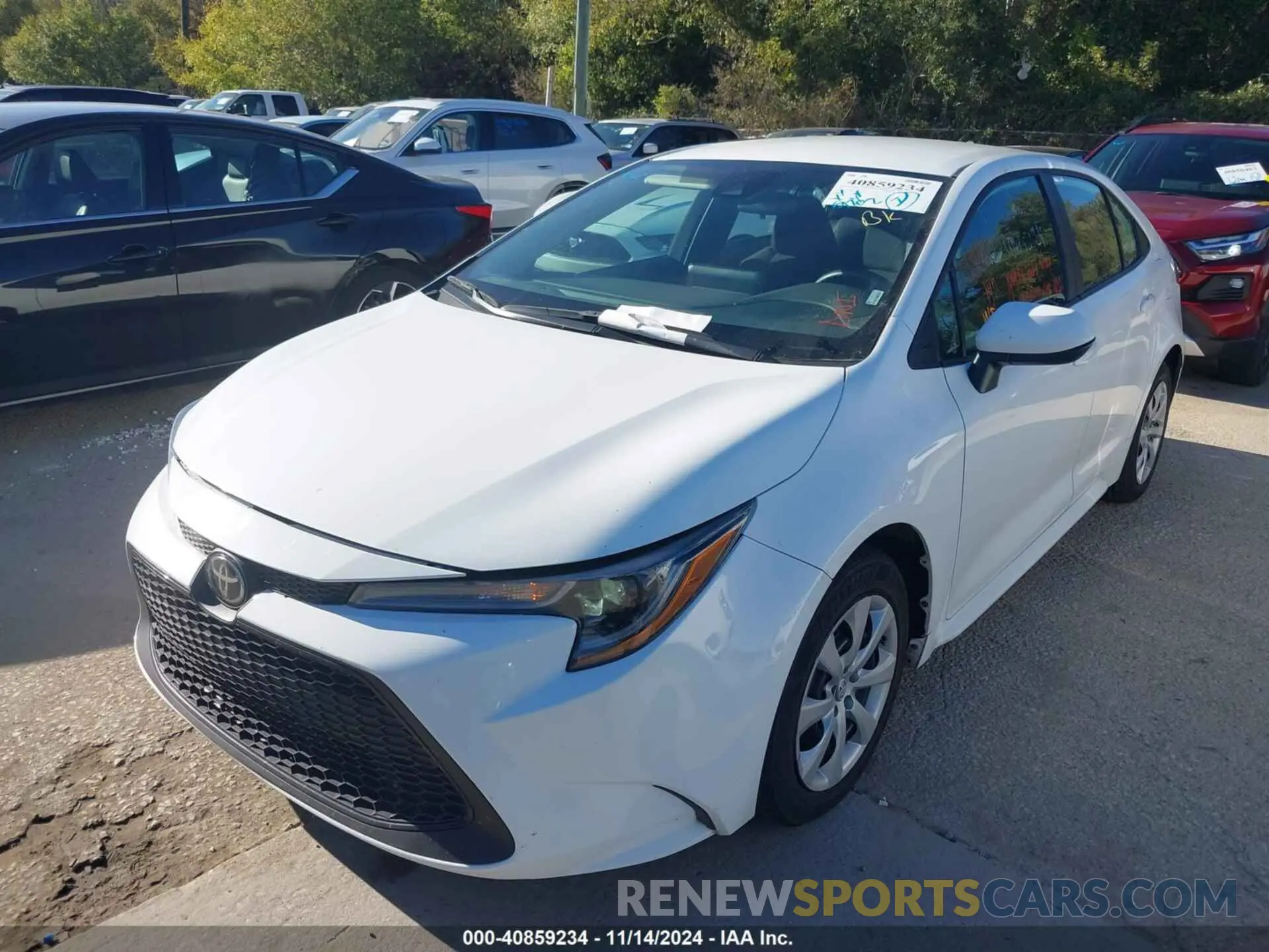 2 Photograph of a damaged car 5YFEPMAE5NP359330 TOYOTA COROLLA 2022