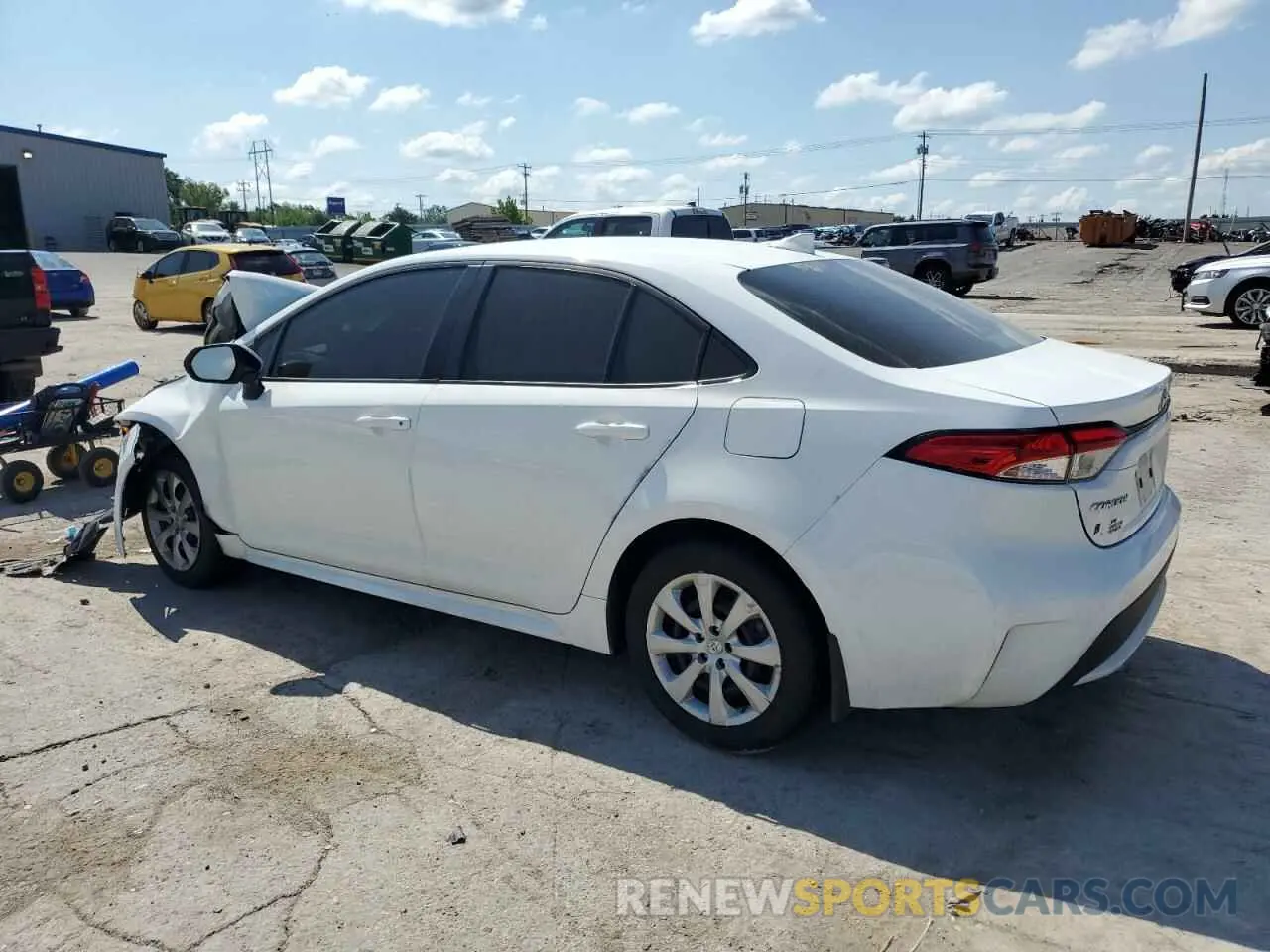2 Photograph of a damaged car 5YFEPMAE5NP360722 TOYOTA COROLLA 2022