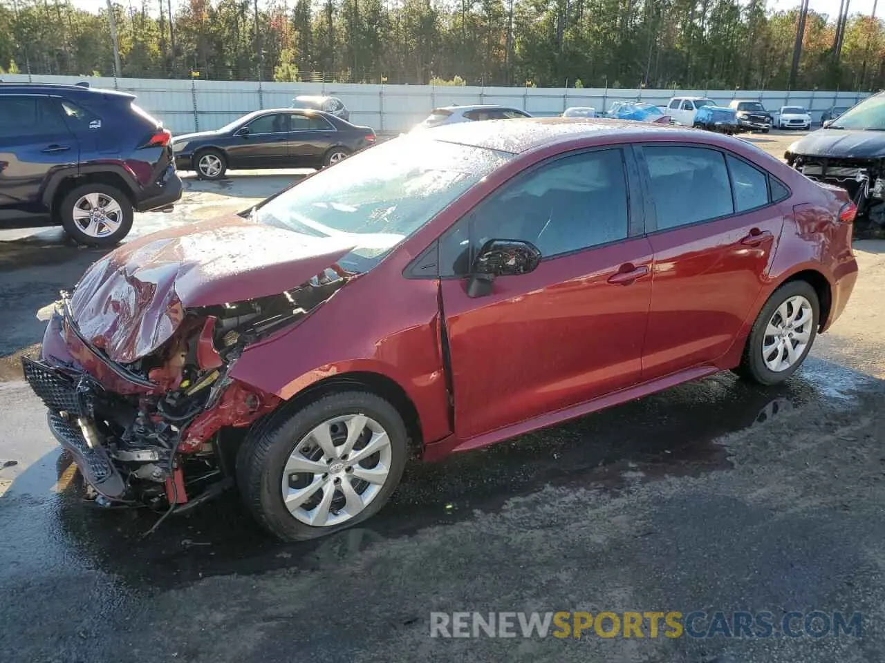 1 Photograph of a damaged car 5YFEPMAE5NP377214 TOYOTA COROLLA 2022
