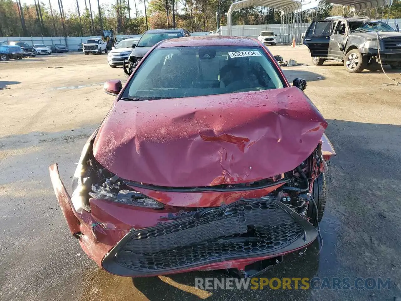 5 Photograph of a damaged car 5YFEPMAE5NP377214 TOYOTA COROLLA 2022