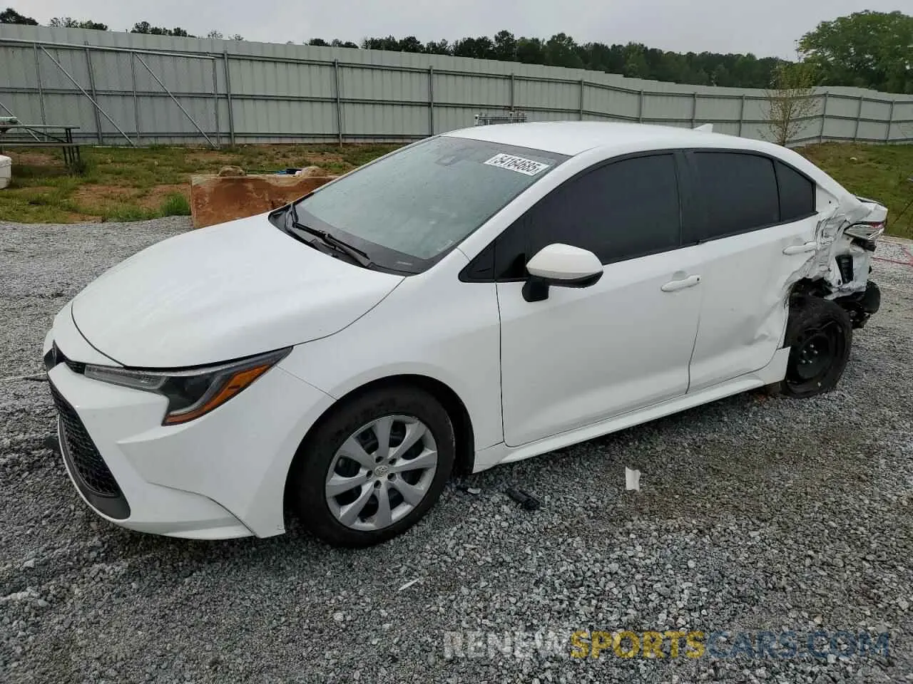 1 Photograph of a damaged car 5YFEPMAE5NP377763 TOYOTA COROLLA 2022