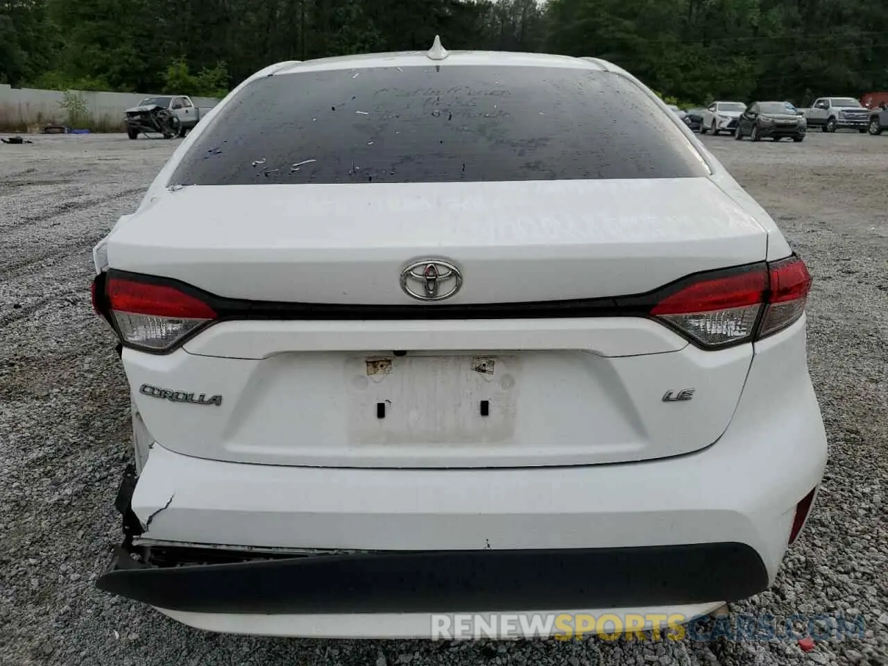 6 Photograph of a damaged car 5YFEPMAE5NP377763 TOYOTA COROLLA 2022