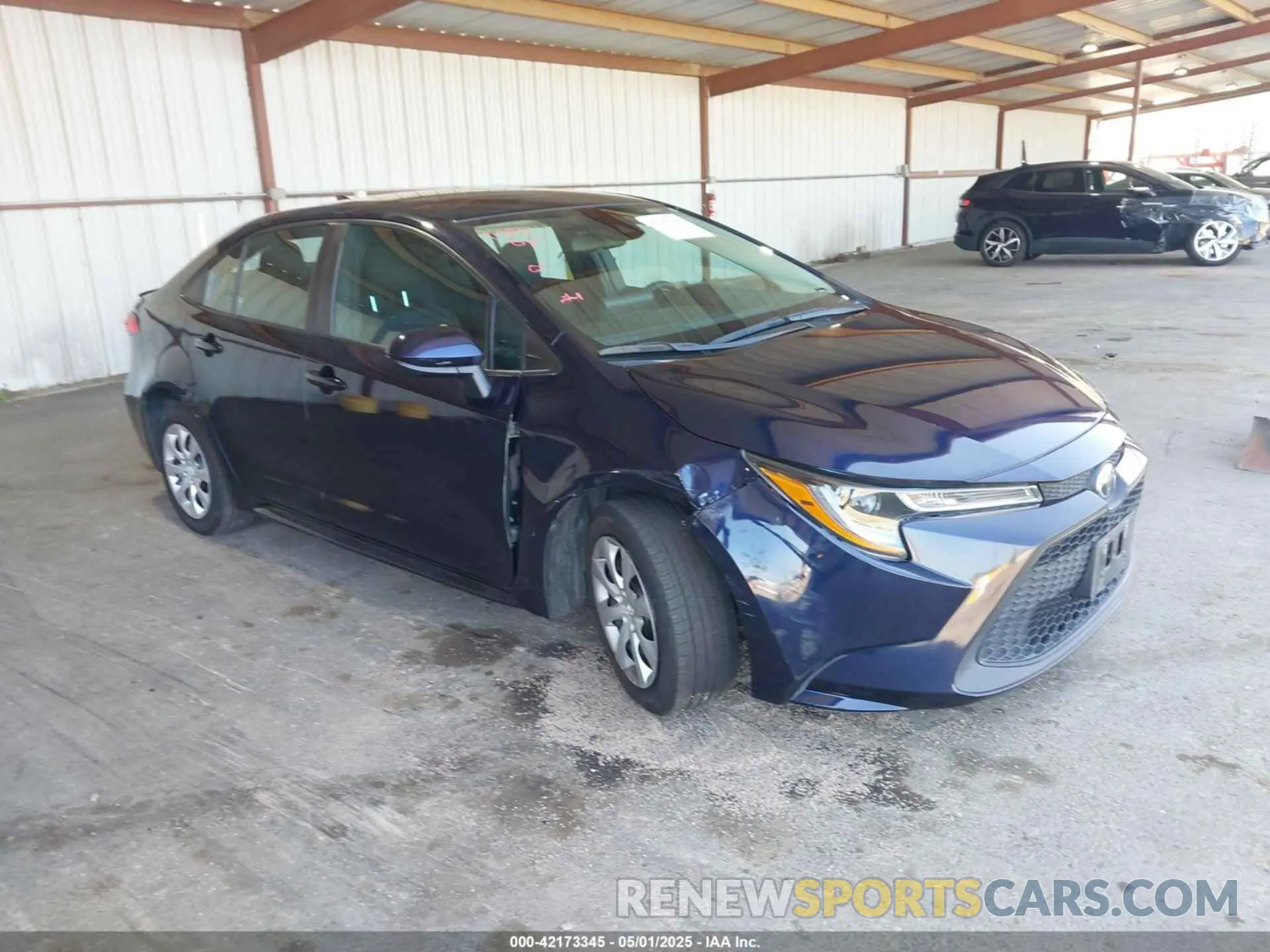 1 Фотография поврежденного автомобиля 5YFEPMAE6NP276876 TOYOTA COROLLA 2022