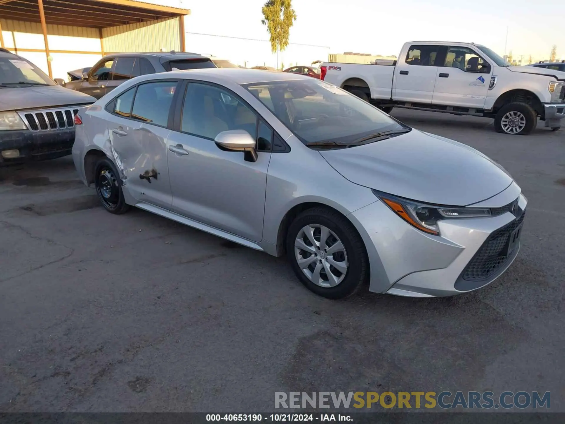 1 Фотография поврежденного автомобиля 5YFEPMAE6NP278949 TOYOTA COROLLA 2022