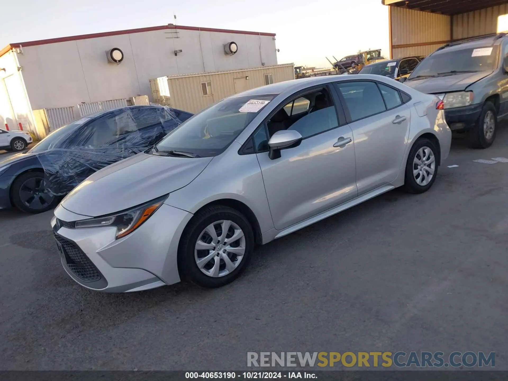2 Фотография поврежденного автомобиля 5YFEPMAE6NP278949 TOYOTA COROLLA 2022