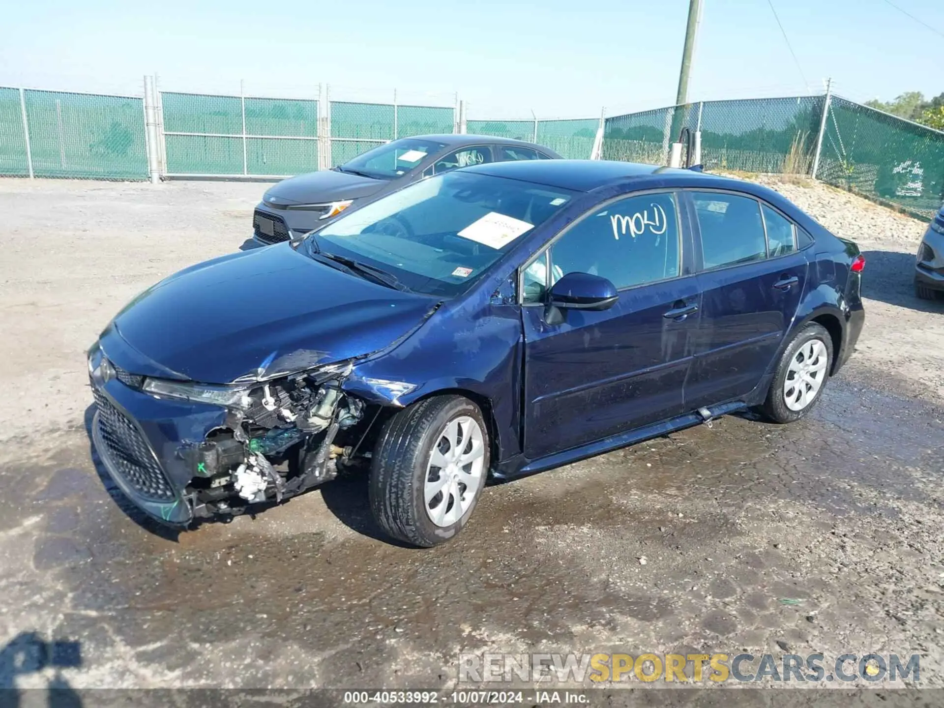 2 Фотография поврежденного автомобиля 5YFEPMAE6NP288204 TOYOTA COROLLA 2022