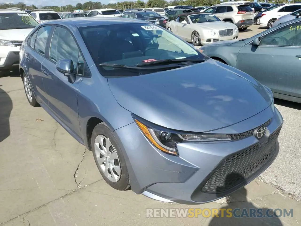 1 Photograph of a damaged car 5YFEPMAE6NP297355 TOYOTA COROLLA 2022