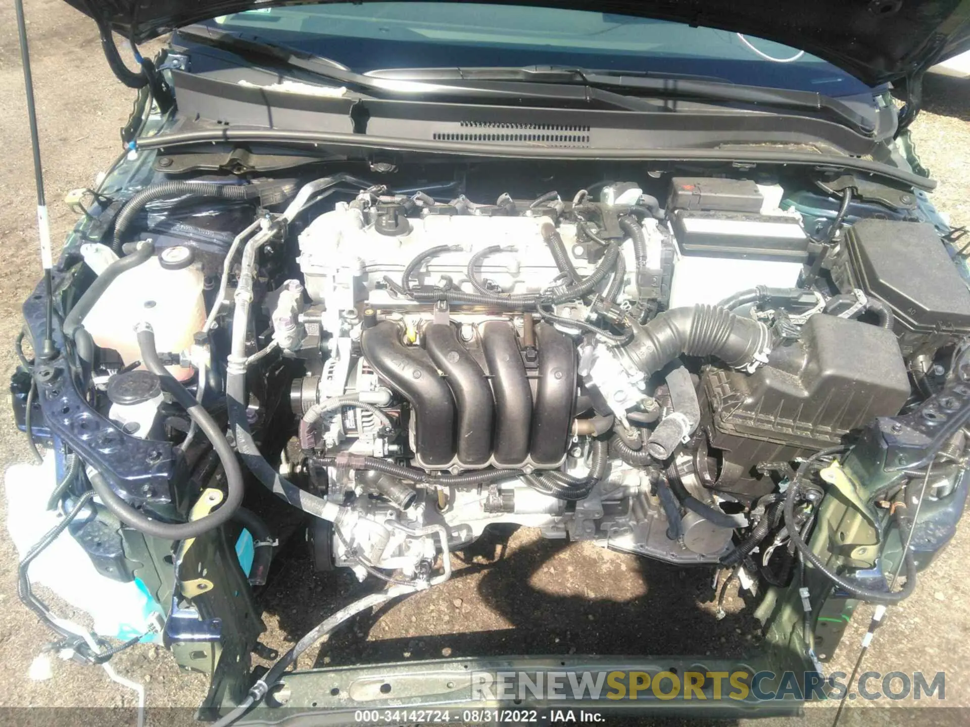 10 Photograph of a damaged car 5YFEPMAE6NP314770 TOYOTA COROLLA 2022