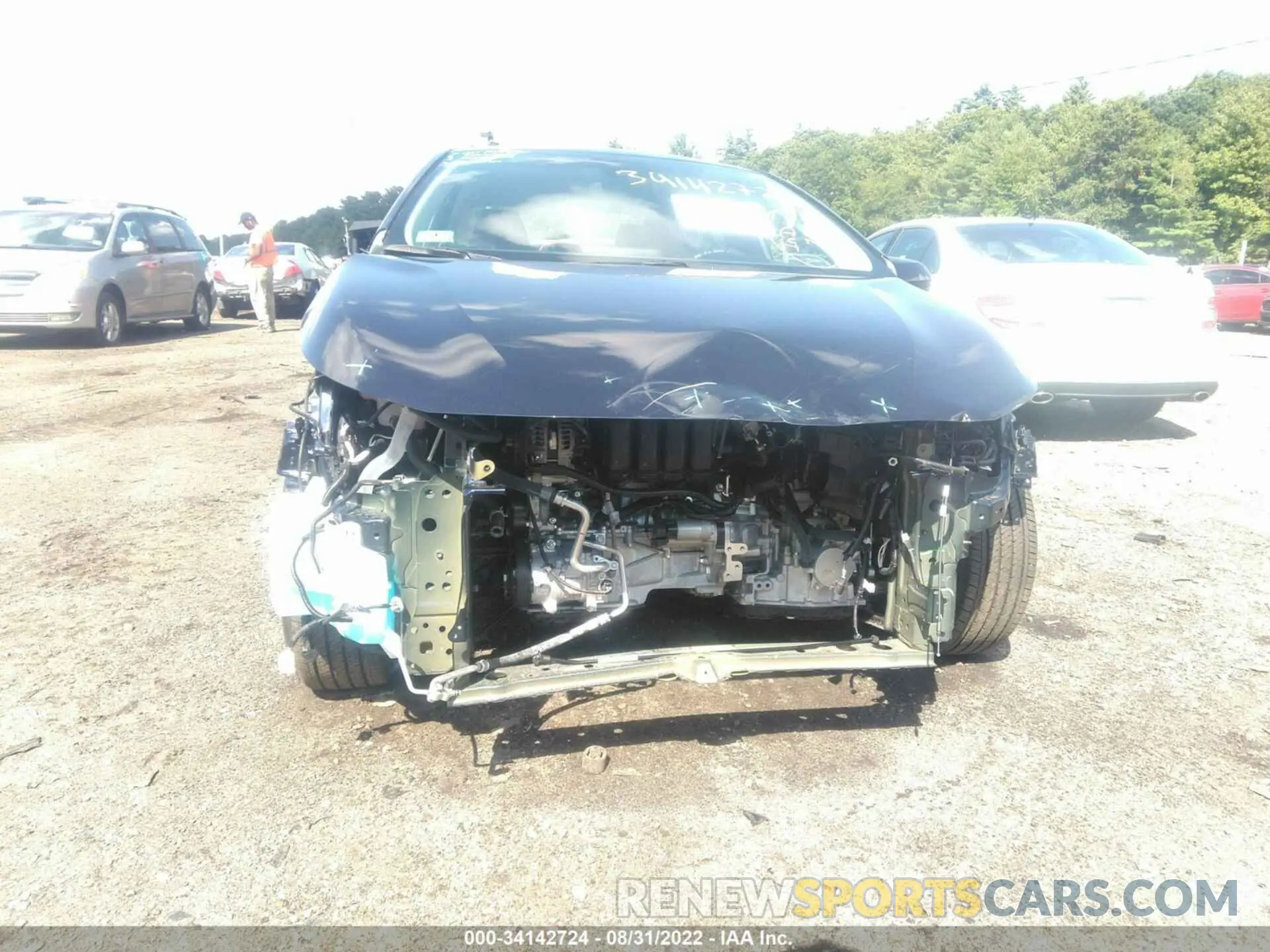 6 Photograph of a damaged car 5YFEPMAE6NP314770 TOYOTA COROLLA 2022