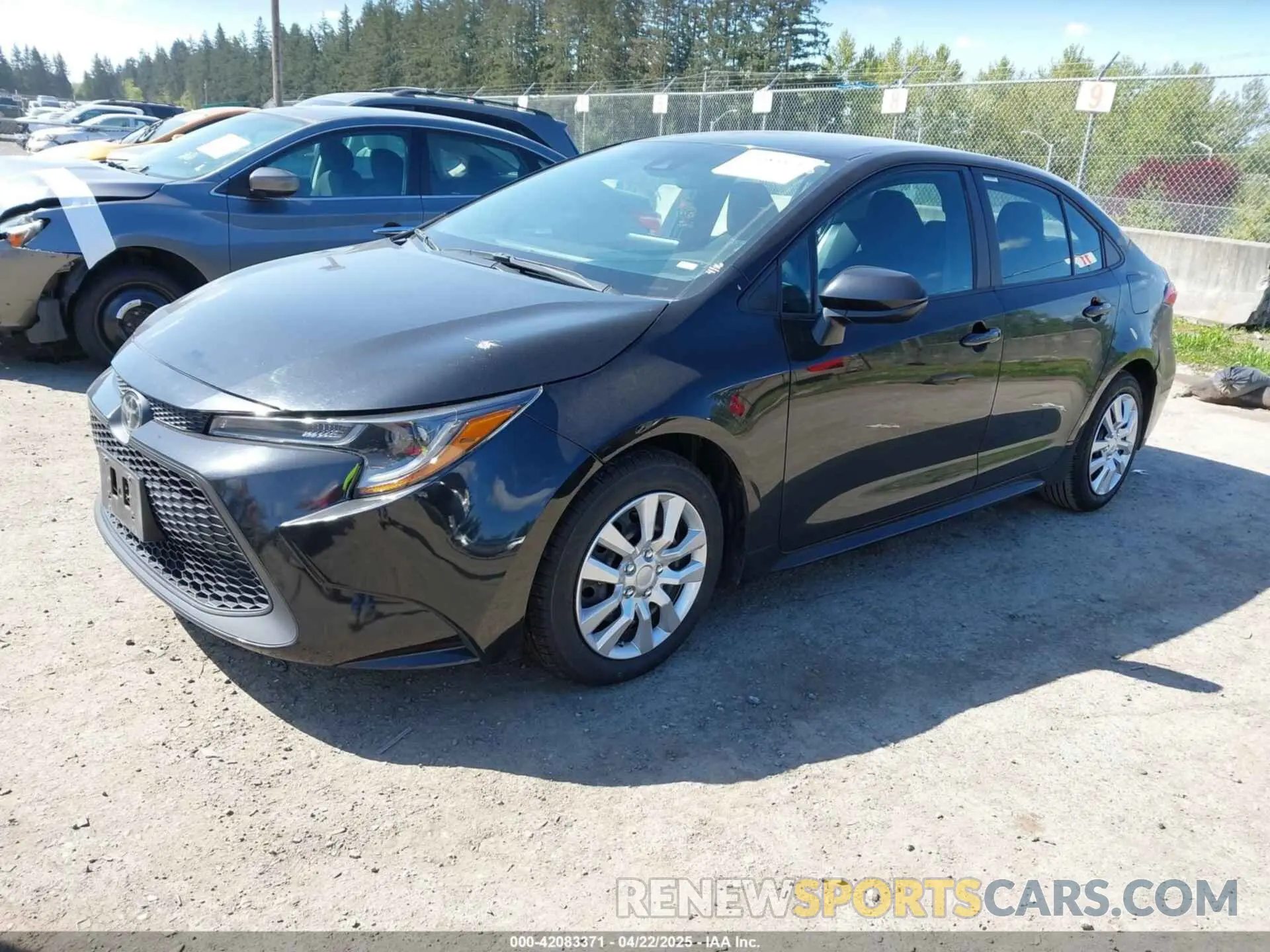 2 Photograph of a damaged car 5YFEPMAE6NP341743 TOYOTA COROLLA 2022