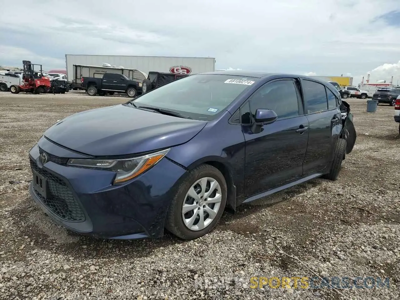 1 Фотография поврежденного автомобиля 5YFEPMAE6NP343993 TOYOTA COROLLA 2022