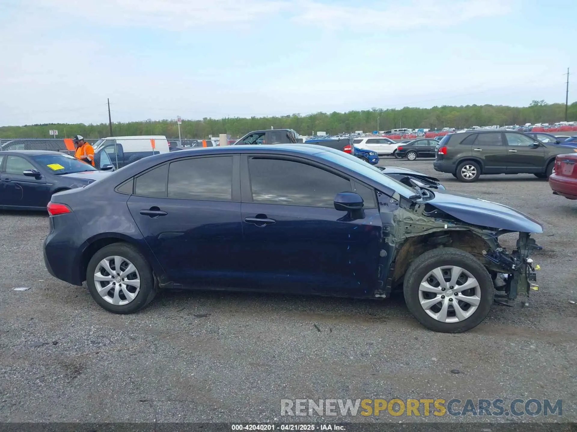 13 Фотография поврежденного автомобиля 5YFEPMAE6NP347039 TOYOTA COROLLA 2022